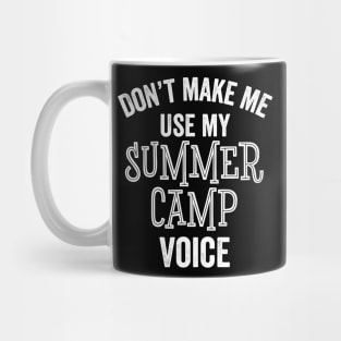 Funny Summer Camp Counselor Kids Camping Gift Mug